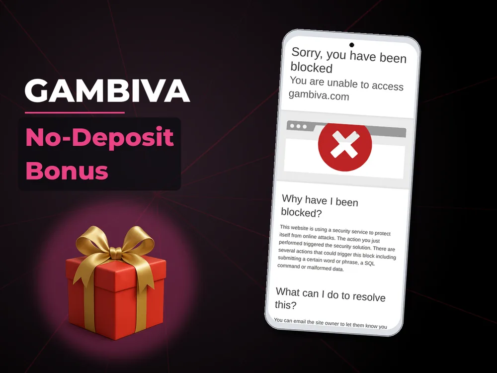 Gambiva - No-Deposit Bonus
