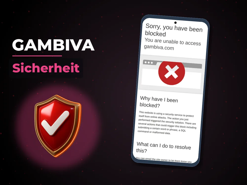 Gambiva - Sicherheit