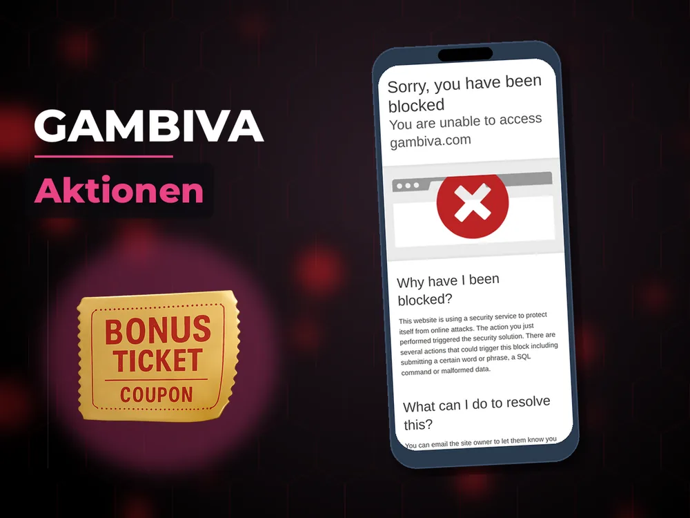 Gambiva - Aktionen