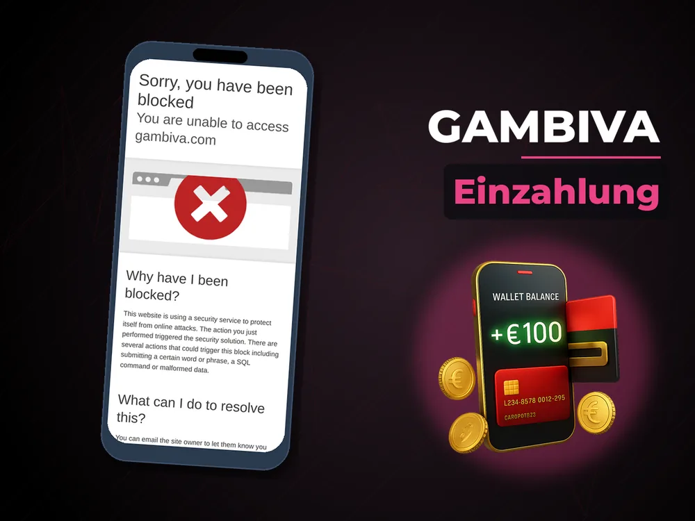Gambiva - Einzahlung