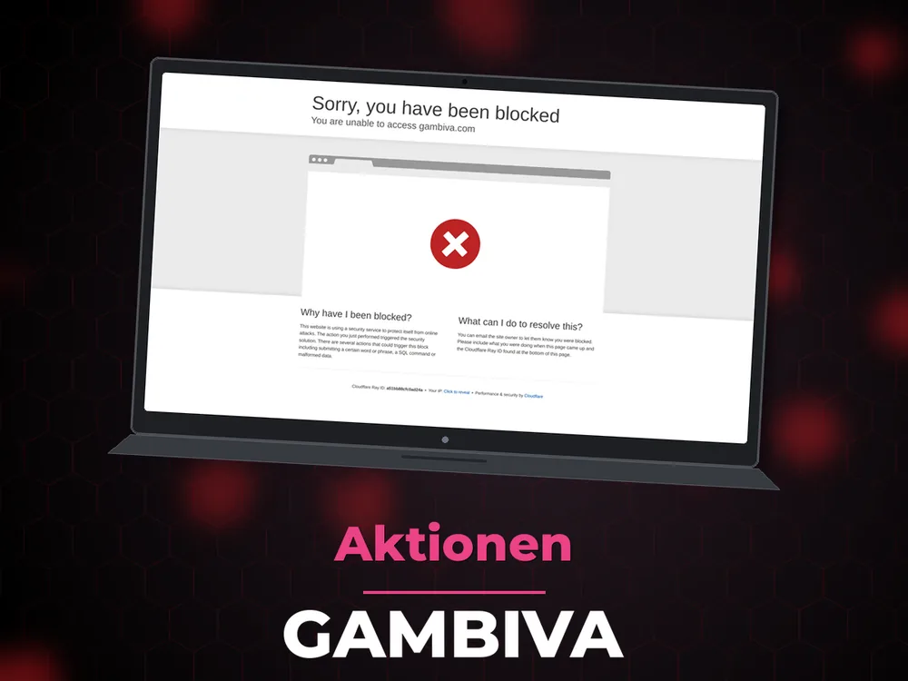 Gambiva - Aktionen
